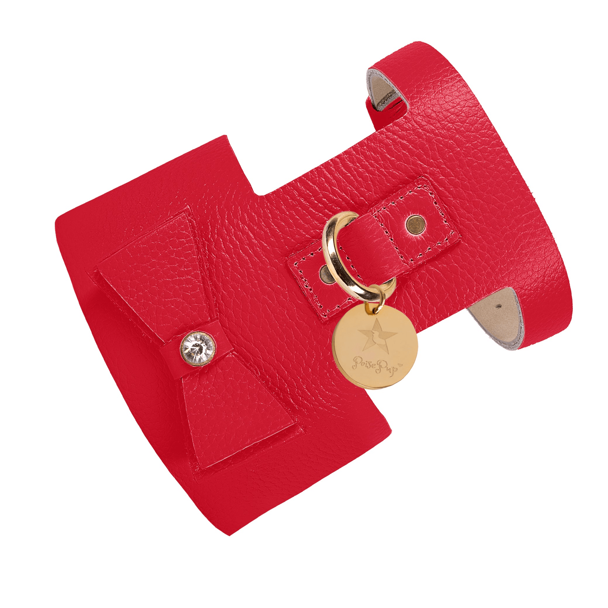 Elegantly Crafted Full-Grain Leather Dog Harness-3