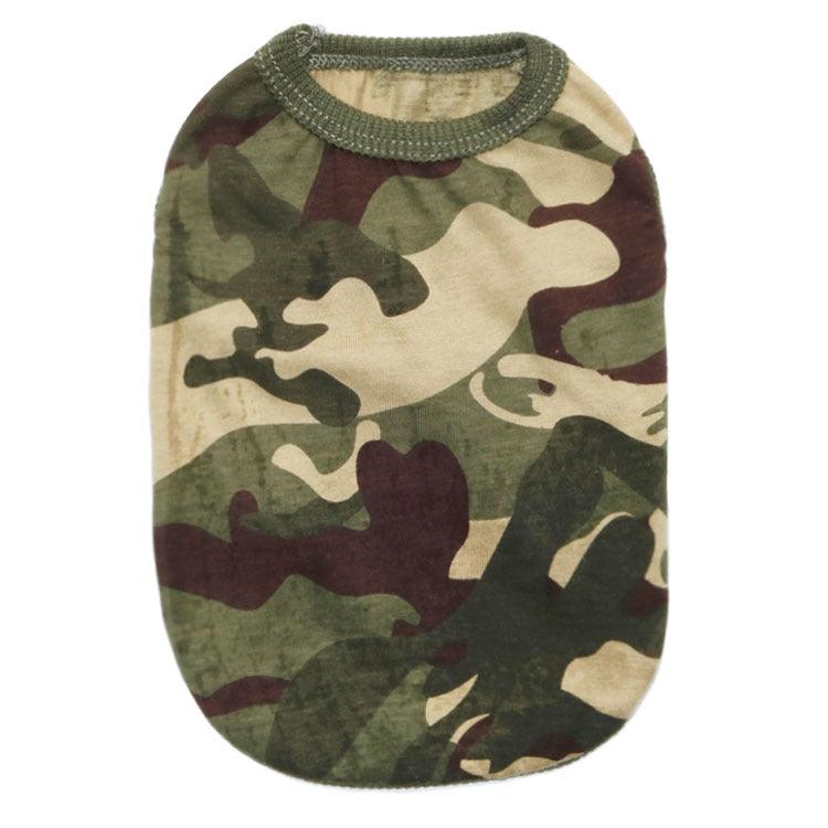 Woodland Camouflage Cotton Dog Vest - Spring And Summer Collection-4