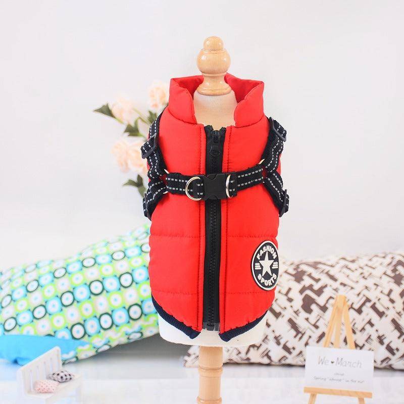 Winter Adventure Dog Coat: Waterproof, Harness-Compatible, And Stylish Pet Clothing-8