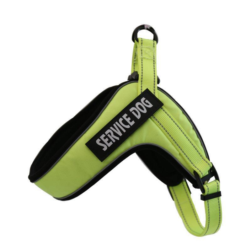 Breathable Reflective Dog Harness Vest With Customizable Velcro Design-4