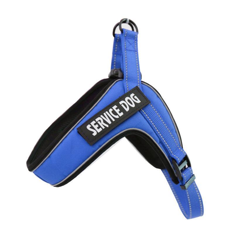 Breathable Reflective Dog Harness Vest With Customizable Velcro Design-1