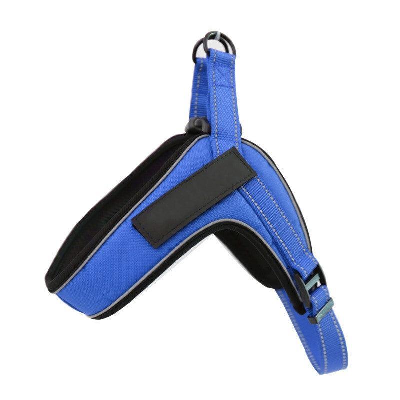 Breathable Reflective Dog Harness Vest With Customizable Velcro Design-6
